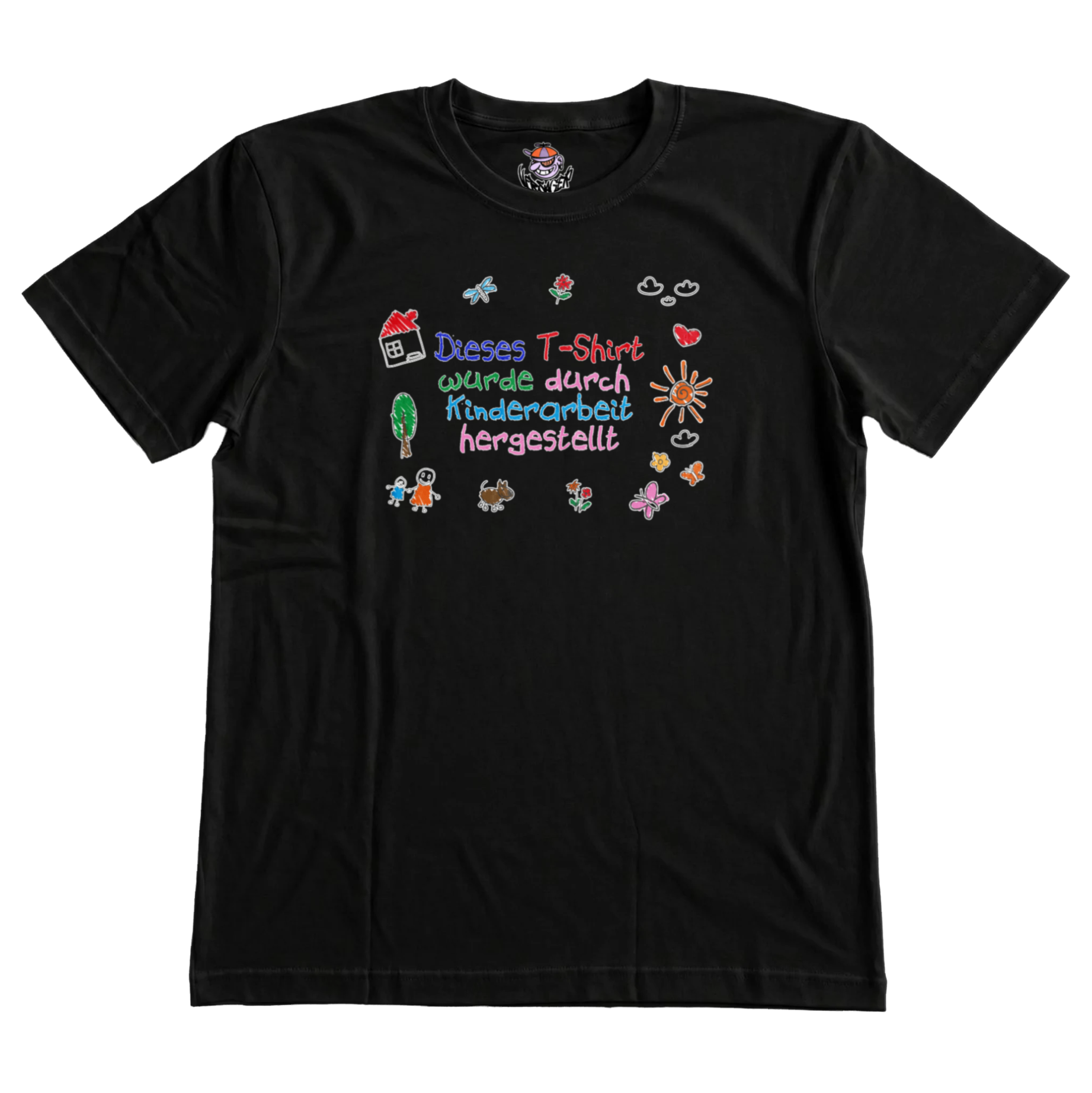 Dieses T-Shirt wurde durch Kinderarbeit hergestellt T-Shirt
