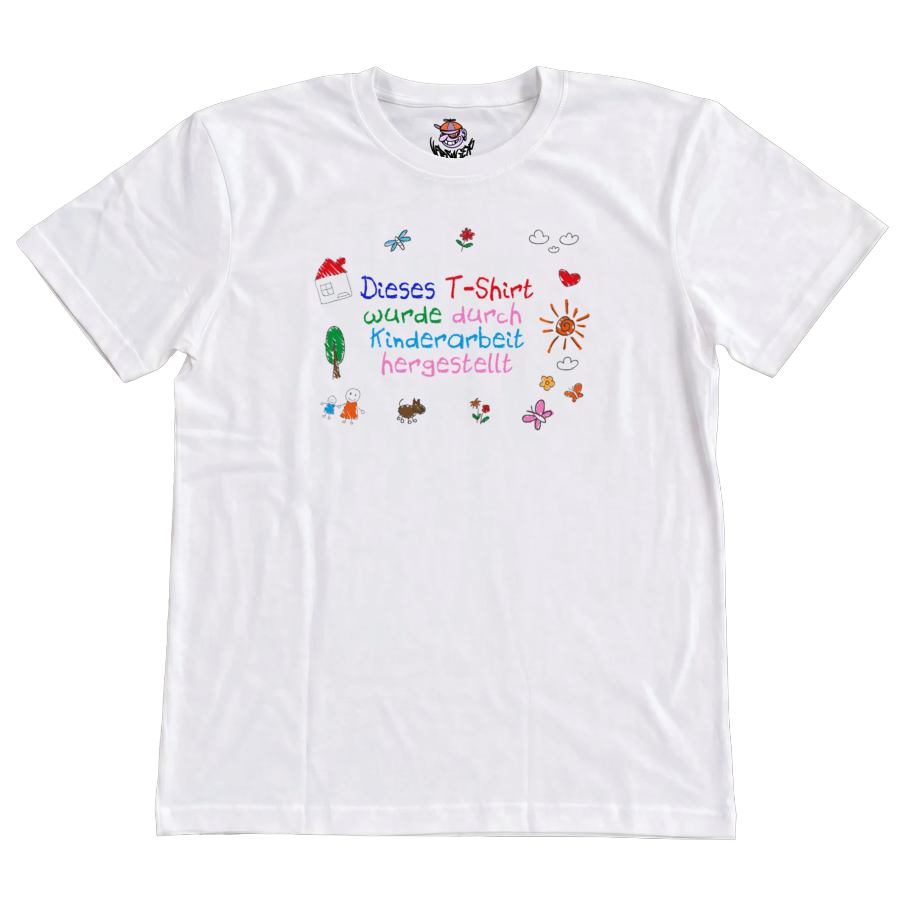 Dieses T-Shirt wurde durch Kinderarbeit hergestellt T-Shirt