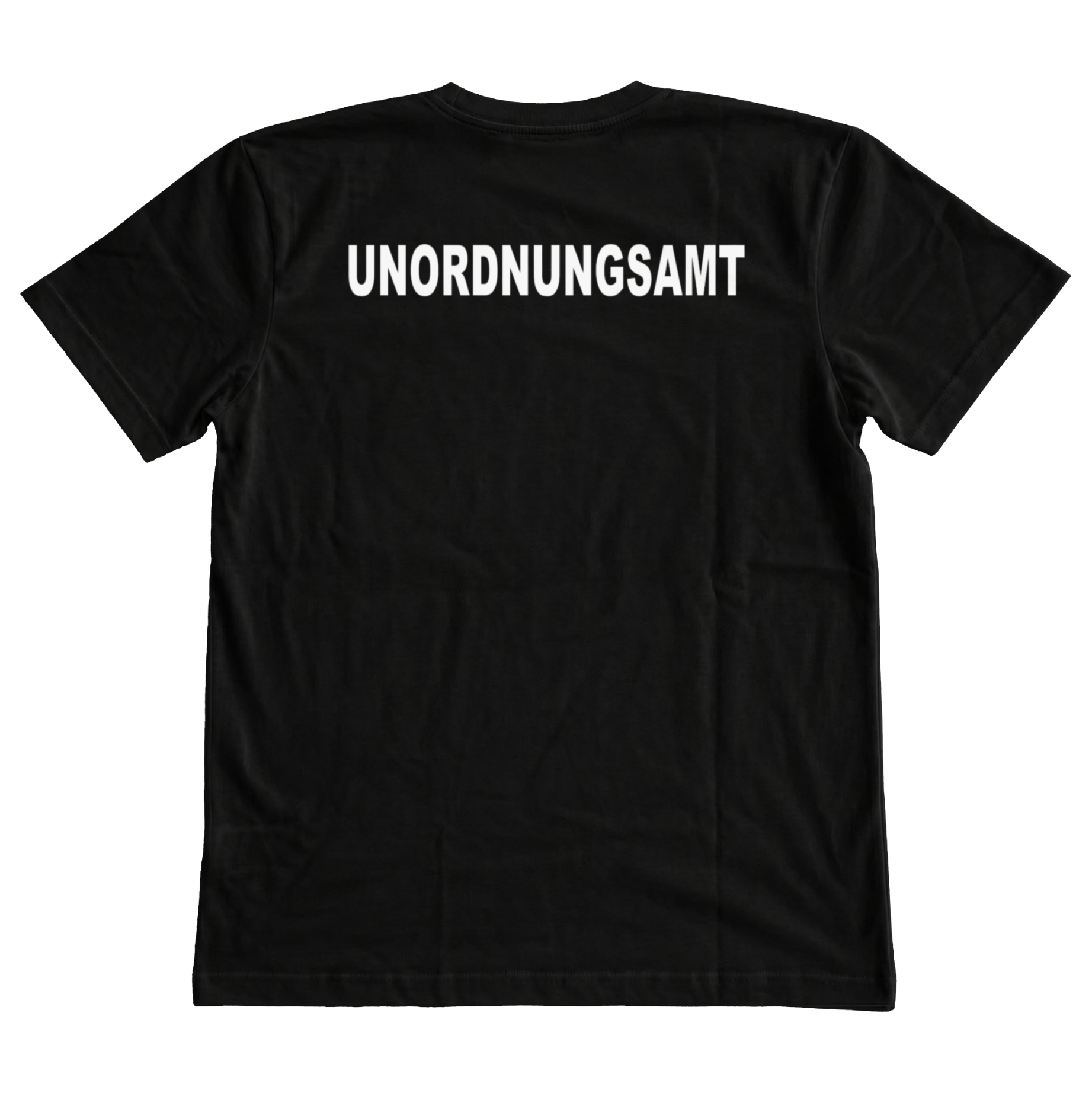 Unordnungsamt Beidseitiger Logo Druck T-Shirt